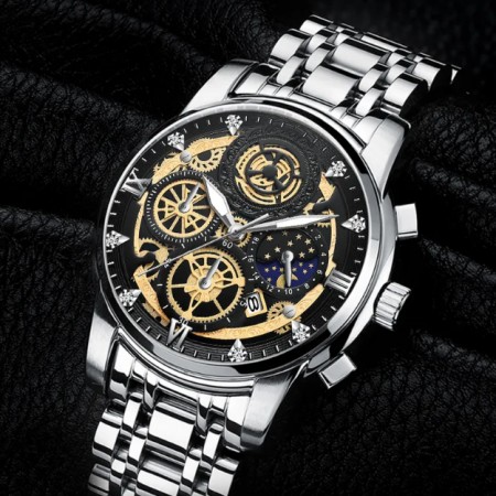 Silver Color Binbond Watch