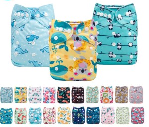 ওয়াশেবল বেবি ডায়াপার ৮ পিস